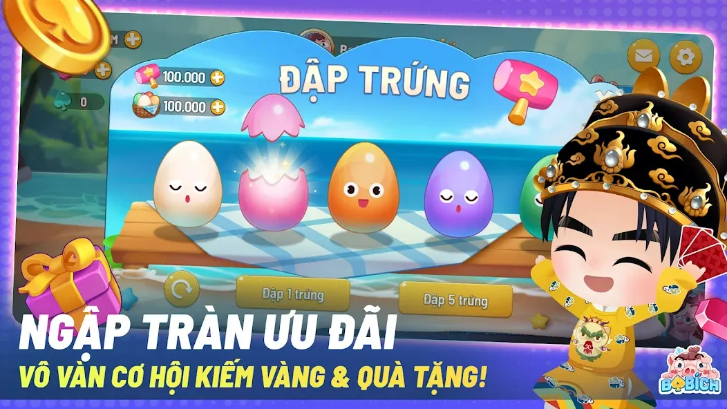 Ba Bich - Tien Len Mien Nam [МОД Бесконечные монеты] APK Android Screenshot 5