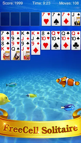 FreeCell Solitaire [МОД Много денег] APK Android Screenshot 1
