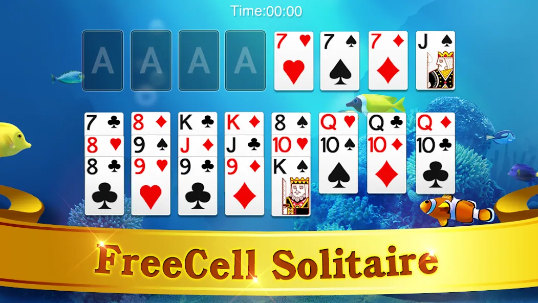 FreeCell Solitaire [МОД Много денег] APK Android Screenshot 5