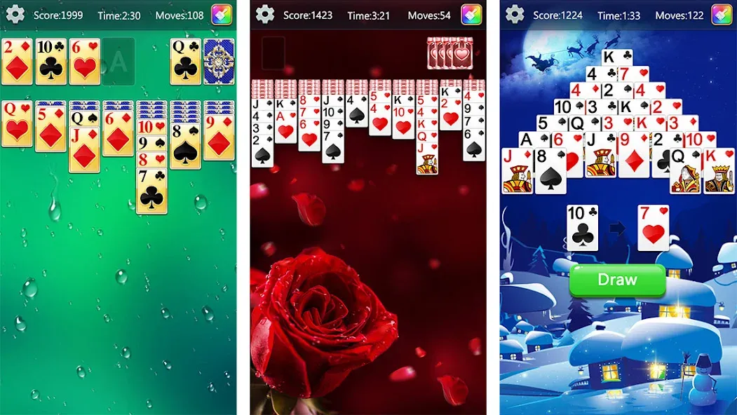 Solitaire Collection Fun (Солитер Коллекция Фан) [МОД Unlocked] APK Android Screenshot 1