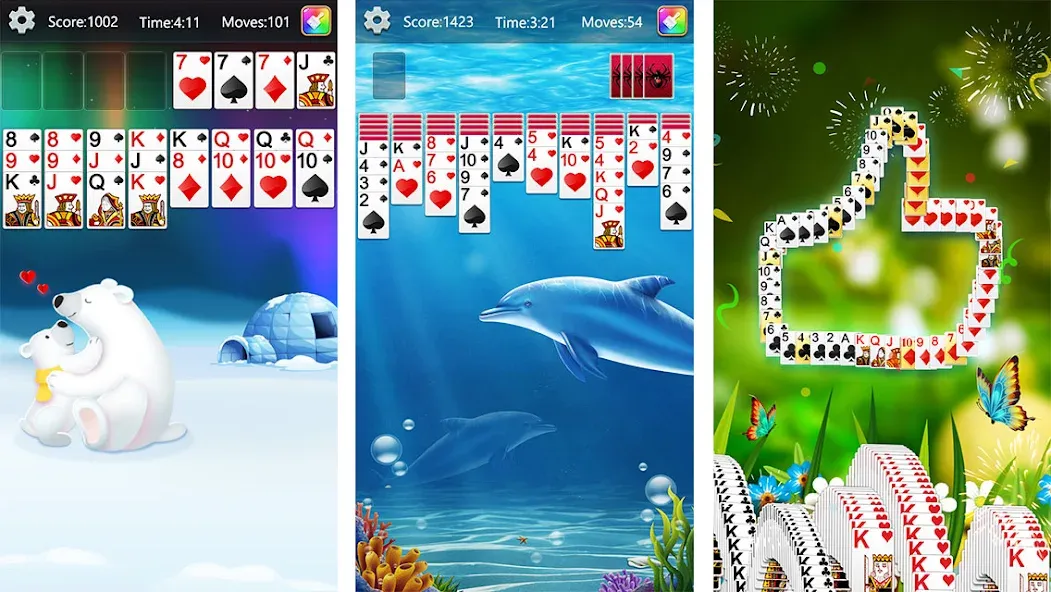 Solitaire Collection Fun (Солитер Коллекция Фан) [МОД Unlocked] APK Android Screenshot 2