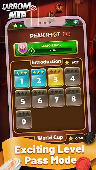 Carrom Meta-Board Disc Game (Карром Мета) [МОД Много денег] APK Android Screenshot 5