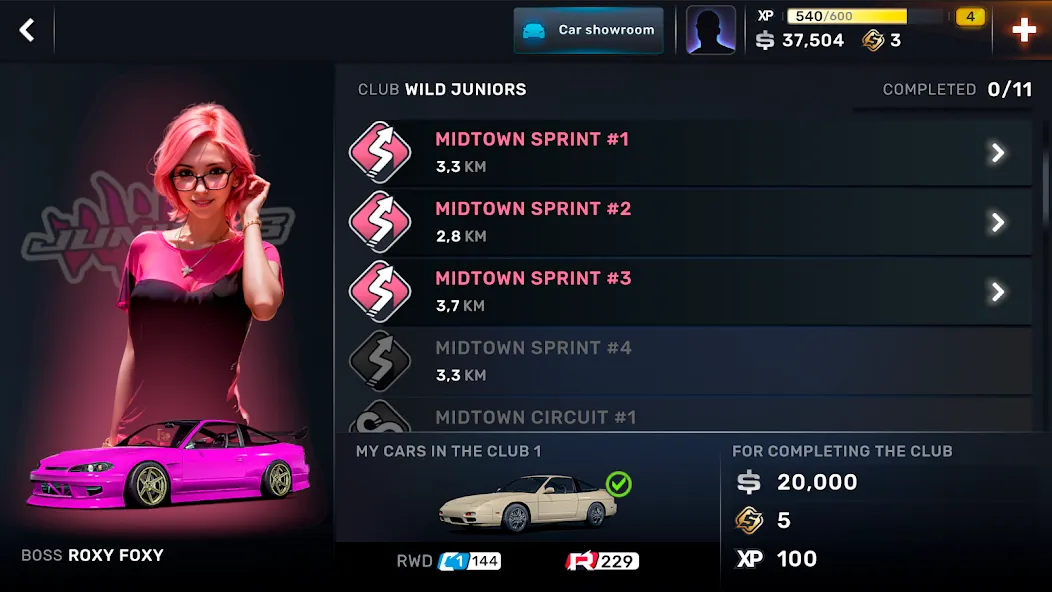 CarX Street (КарХ Стрит) [МОД Бесконечные монеты] APK Android Screenshot 2