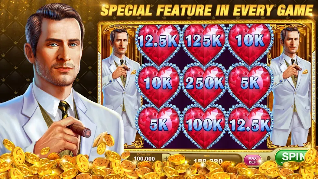 Slots Rush: Vegas Casino Slots (Слотс Раш) [МОД Меню] APK Android Screenshot 1