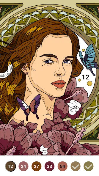 Casual Color - Color by Number [МОД Много денег] APK Android Screenshot 1