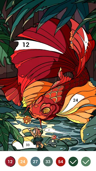 Casual Color - Color by Number [МОД Много денег] APK Android Screenshot 5