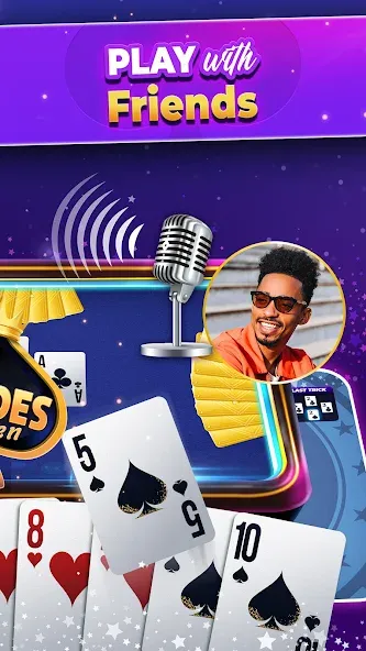 VIP Spades - Online Card Game (ВИП Спейдс) [МОД Mega Pack] APK Android Screenshot 3