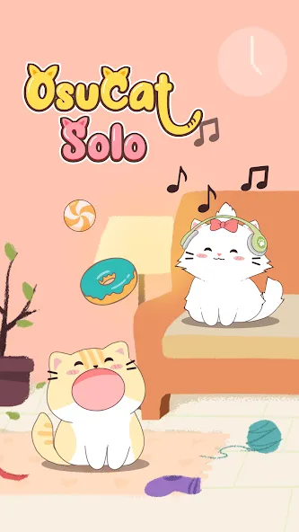OsuCat Solo: Popcat Duet Music (ОсуКэт Соло) [МОД Unlocked] APK Android Screenshot 1