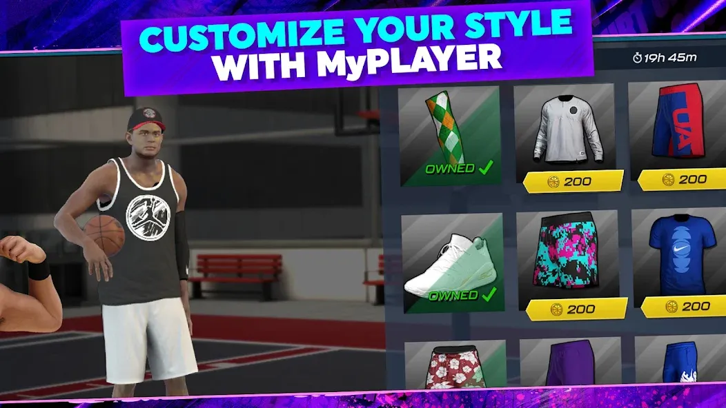 NBA 2K Mobile Basketball Game (НБА 2 Мобайл) [МОД Много денег] APK Android Screenshot 2