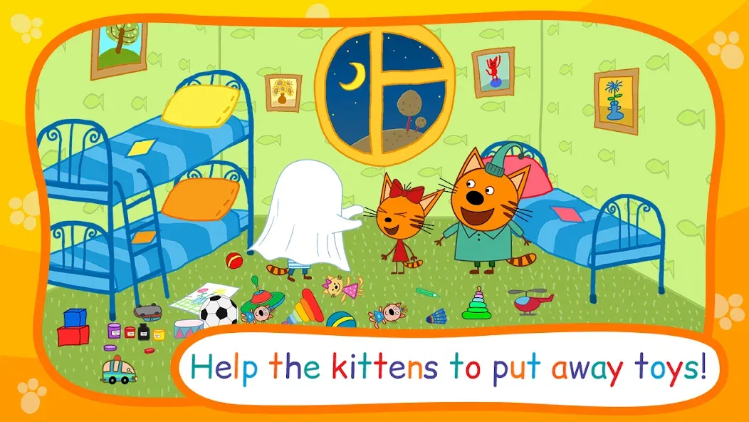 Kid-E-Cats: Bedtime Stories [МОД Бесконечные монеты] APK Android Screenshot 1