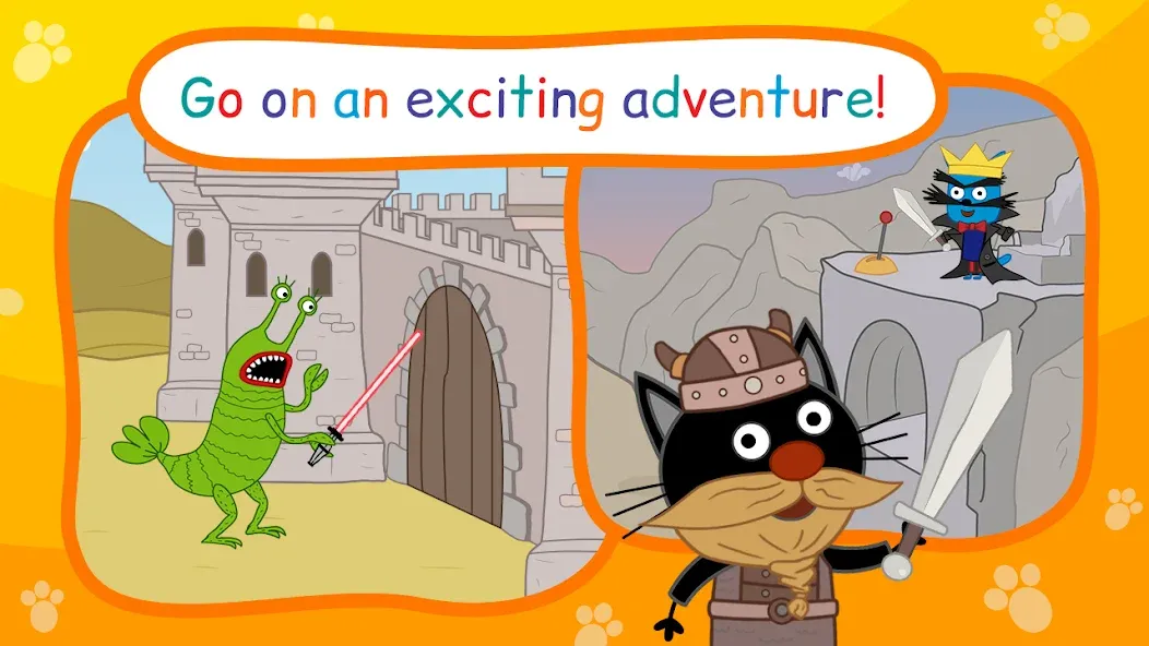 Kid-E-Cats: Bedtime Stories [МОД Бесконечные монеты] APK Android Screenshot 2