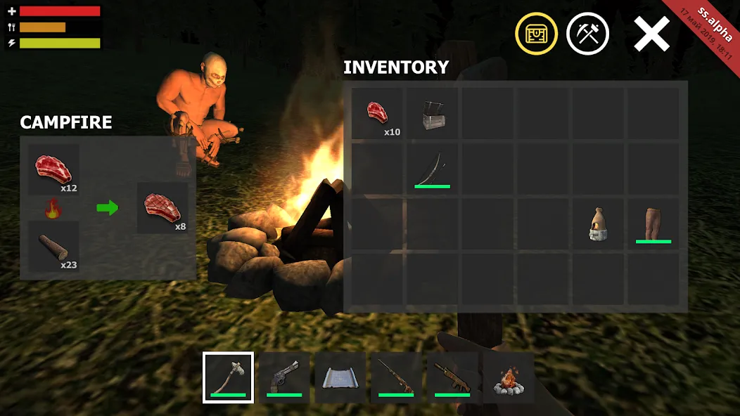 Survival Simulator (Сурвайвал Симулятор) [МОД Unlocked] APK Android Screenshot 2
