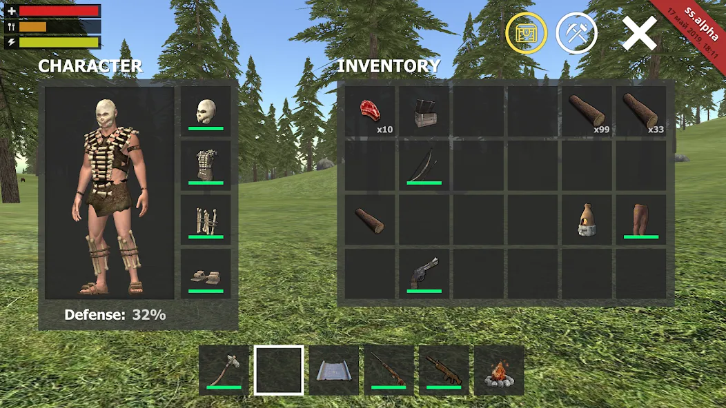 Survival Simulator (Сурвайвал Симулятор) [МОД Unlocked] APK Android Screenshot 3