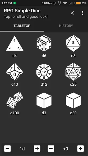 RPG Simple Dice (РПГ Простые Кости) [МОД Unlocked] APK Android Screenshot 1