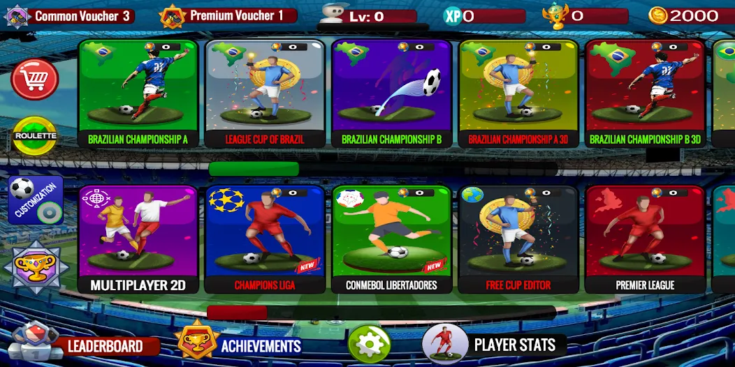 Button Football [МОД Unlocked] APK Android Screenshot 1