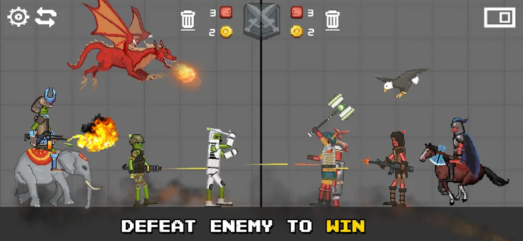 Battle Sandbox (Батл Плейграунд) [МОД Все открыто] APK Android Screenshot 4