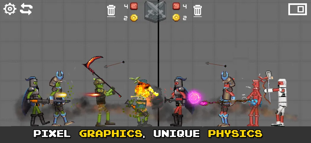 Battle Sandbox (Батл Плейграунд) [МОД Все открыто] APK Android Screenshot 5