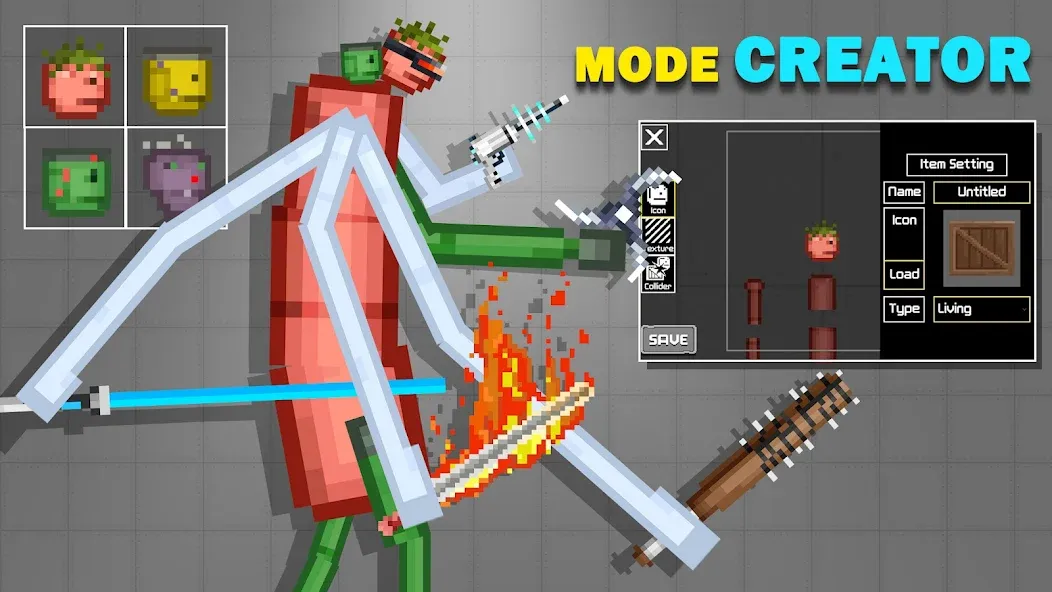 Ragdoll Playground (Рэгдолл Плейграунд) [МОД Бесконечные монеты] APK Android Screenshot 2