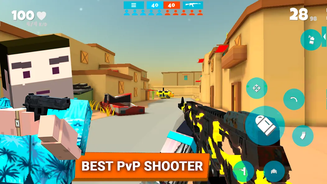 Fan of Guns: FPS Pixel Shooter (Фан оф Ганс) [МОД Unlocked] APK Android Screenshot 1