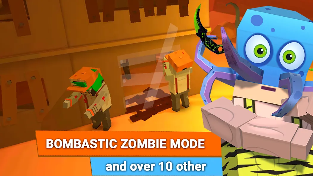 Fan of Guns: FPS Pixel Shooter (Фан оф Ганс) [МОД Unlocked] APK Android Screenshot 2