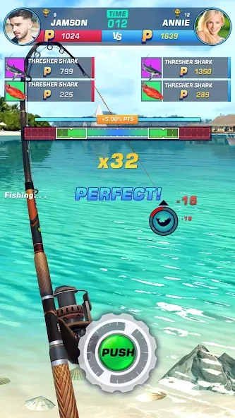Fishing Rival 3D (Фишинг Ривал 3Д) [МОД Бесконечные монеты] APK Android Screenshot 5