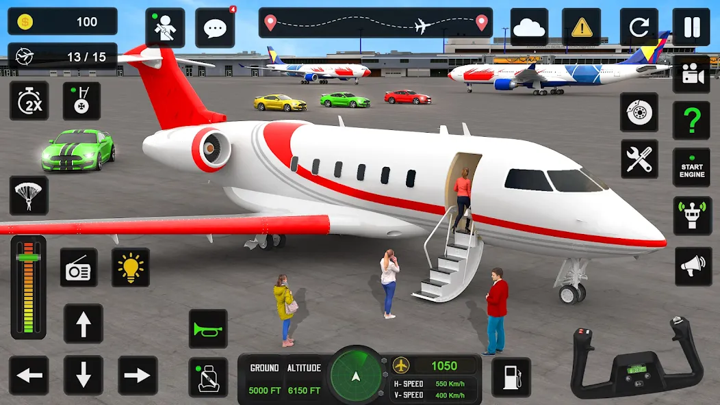 City Pilot Cargo Plane Games (Сити Пилот Карго Плейн Геймс) [МОД Меню] APK Android Screenshot 2
