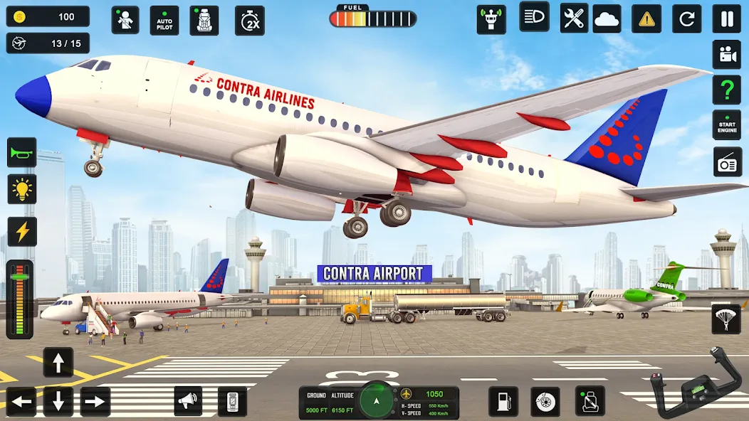 City Pilot Cargo Plane Games (Сити Пилот Карго Плейн Геймс) [МОД Меню] APK Android Screenshot 4