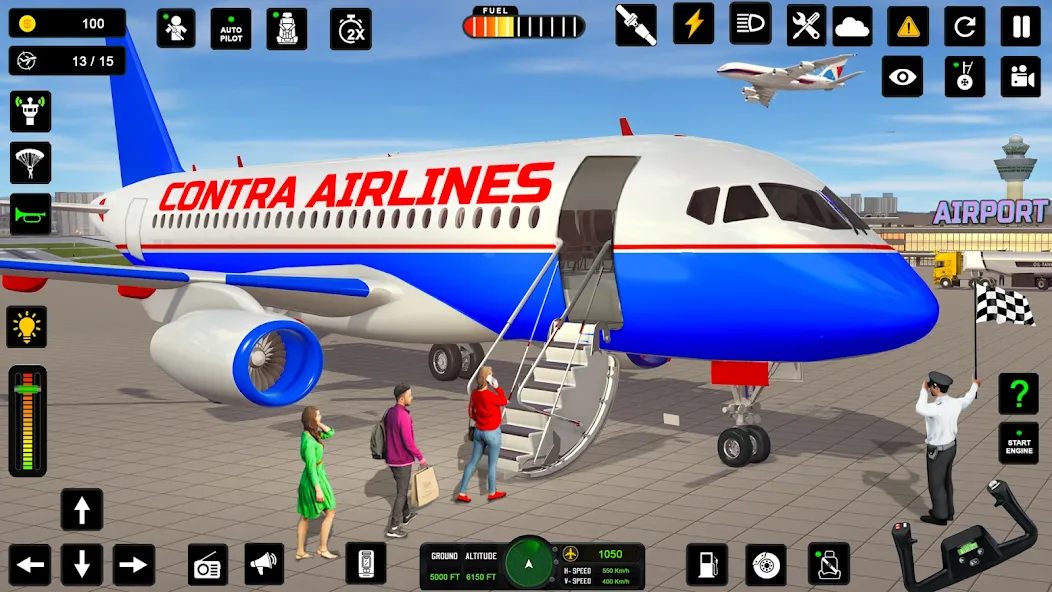 City Pilot Cargo Plane Games (Сити Пилот Карго Плейн Геймс) [МОД Меню] APK Android Screenshot 5