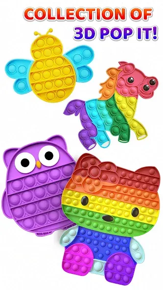 Pop it: Puppet Antistress Game (Поп ит) [МОД Меню] APK Android Screenshot 3