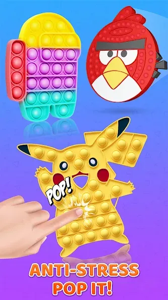 Pop it: Puppet Antistress Game (Поп ит) [МОД Меню] APK Android Screenshot 5