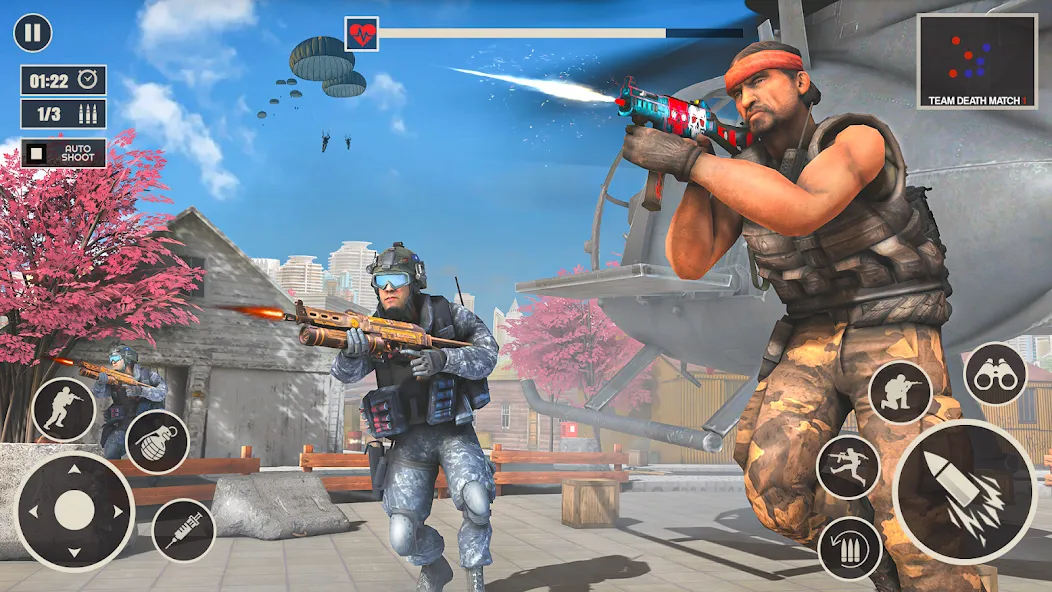 Offline War Shooting Games 3D [МОД Бесконечные монеты] APK Android Screenshot 5