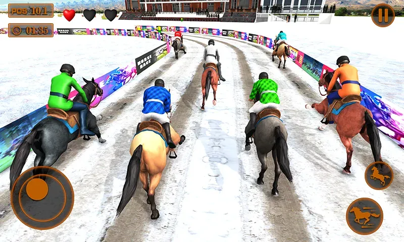 Mounted Horse Racing Games [МОД Все открыто] APK Android Screenshot 3