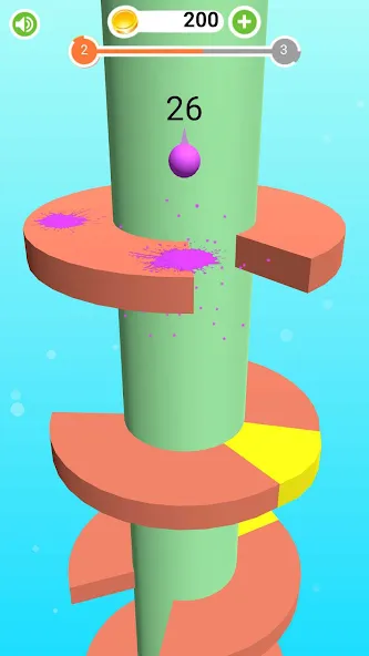 Прыгун. Шарик прыгает ловко [МОД Все открыто] APK Android Screenshot 2