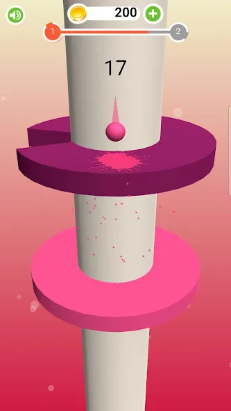 Прыгун. Шарик прыгает ловко [МОД Все открыто] APK Android Screenshot 4