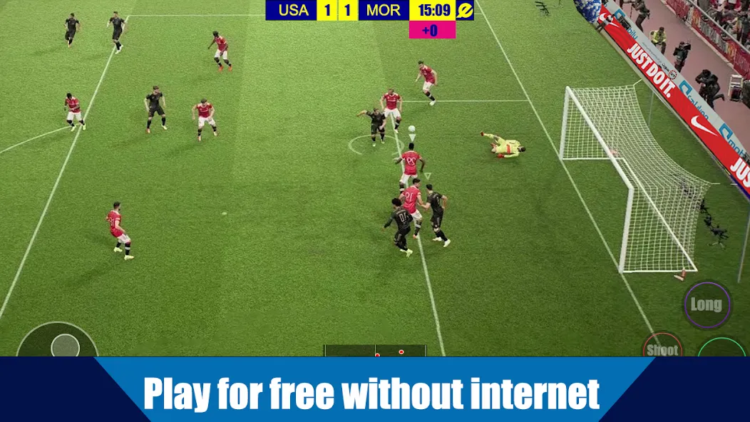 Football World Soccer Cup 2023 (Футбольный мировой ударник футбол) [МОД Все открыто] APK Android Screenshot 4