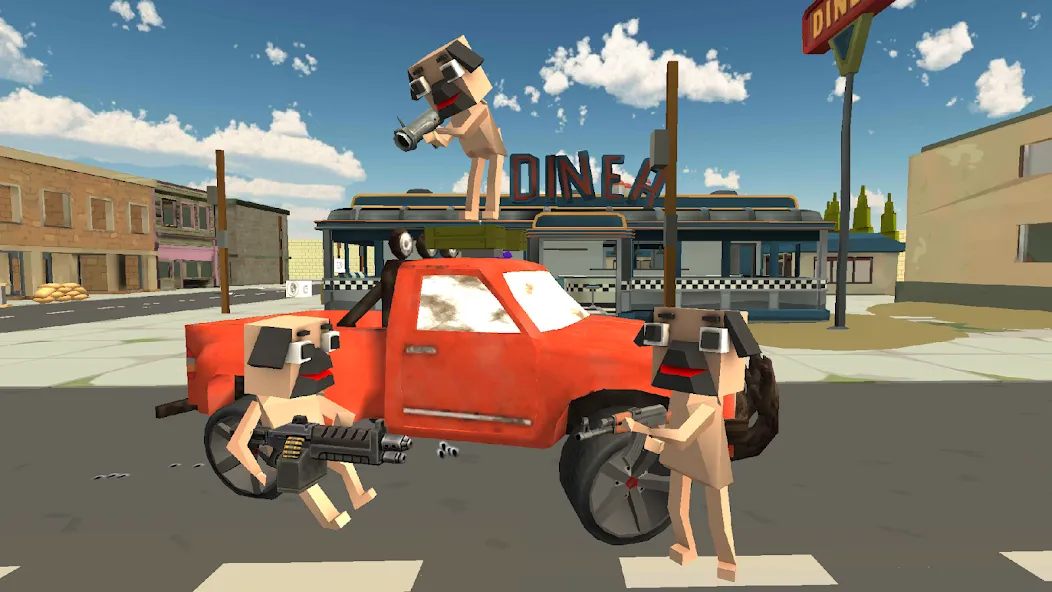 PugWars (Пагварс) [МОД Mega Pack] APK Android Screenshot 2