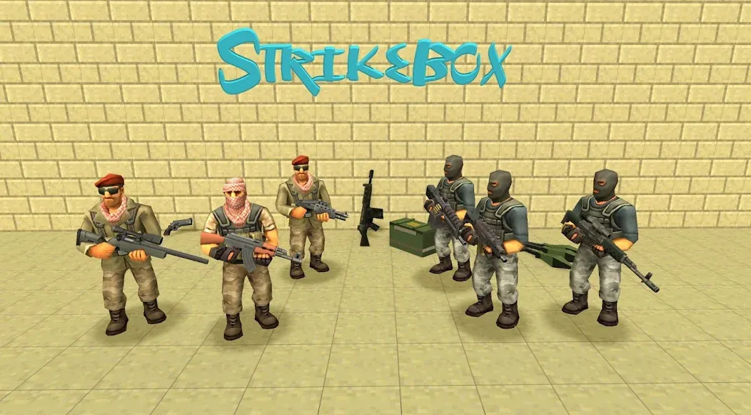 StrikeBox: Sandbox&Shooter (Страйкбокс) [МОД Все открыто] APK Android Screenshot 4