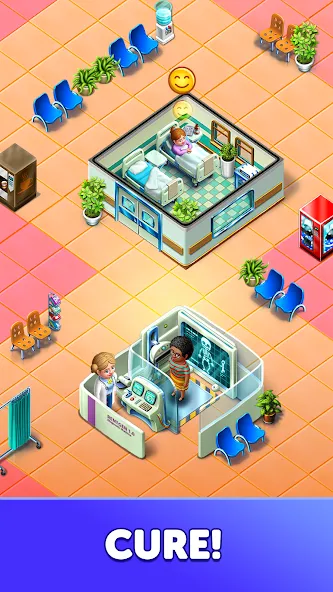My Hospital: Build. Farm. Heal (Мой госпиталь) [МОД Много денег] APK Android Screenshot 3