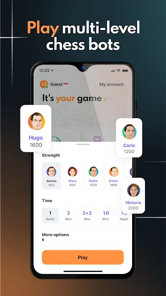 chess24 > Play, Train & Watch [МОД Premium] APK Android Screenshot 5