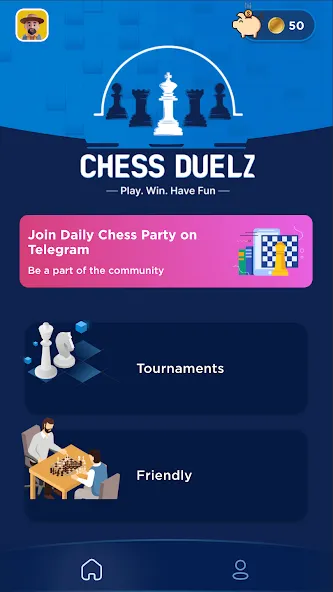 Chess Duelz - An esports app (Шахматный Дуэльз) [МОД Меню] APK Android Screenshot 1