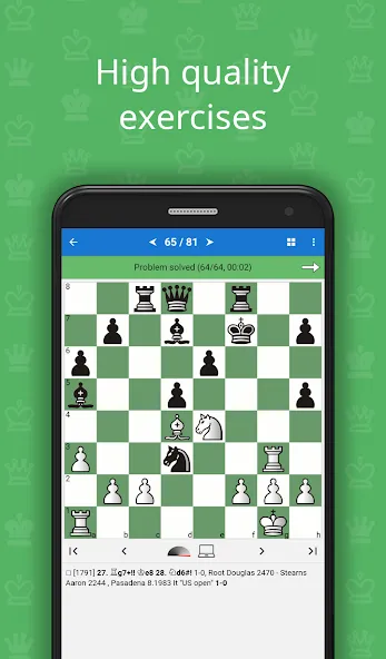 Mate in 2 (Chess Puzzles) [МОД Все открыто] APK Android Screenshot 1