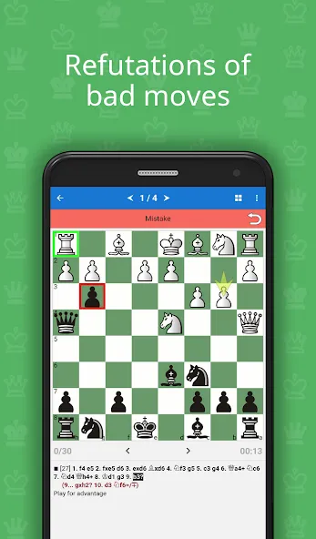 Chess Opening Lab (1400-2000) [МОД Все открыто] APK Android Screenshot 2