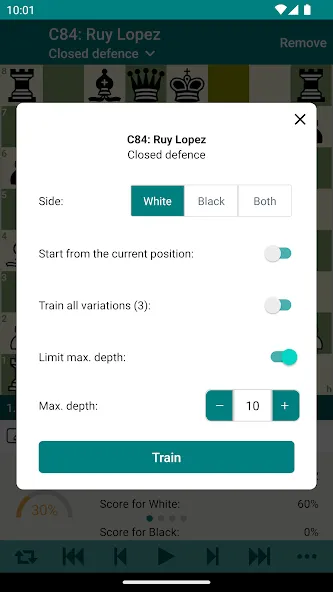 Chess Opener Lite (Шахматный Открыватель Лайт) [МОД Mega Pack] APK Android Screenshot 3