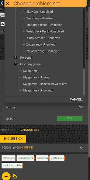 Chess tempo - Train chess tact (Шахматный темп) [МОД Много денег] APK Android Screenshot 3