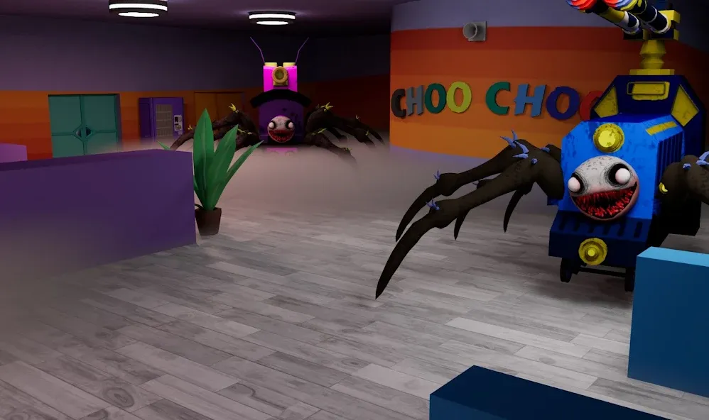 Spider Train Monsters Survival (Спайдер Трейн Монстерс Сурвайвал) [МОД Много денег] APK Android Screenshot 5