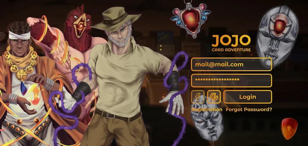 JOJO: Card Adventure－TCG & CCG (Джоджо) [МОД Mega Pack] APK Android Screenshot 2