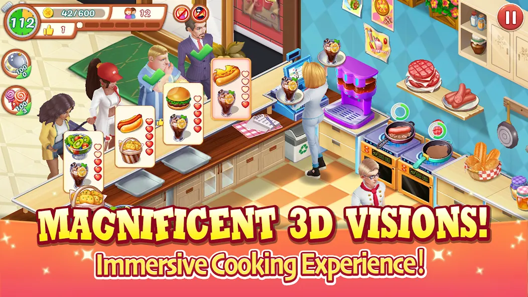 The Cooking Show (Зе Кукинг Шоу) [МОД Меню] APK Android Screenshot 2