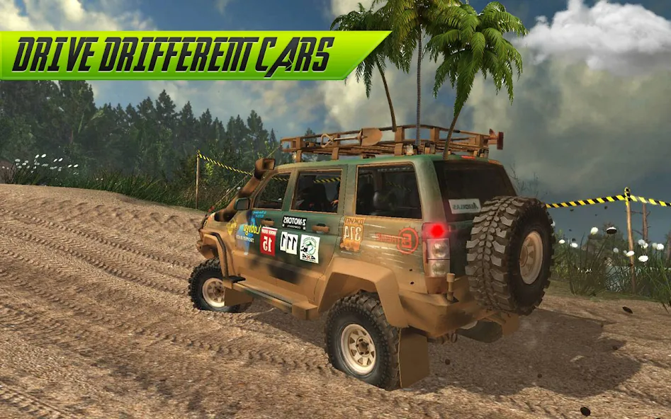 Offroad Jeep Driving Simulator [МОД Mega Pack] APK Android Screenshot 2