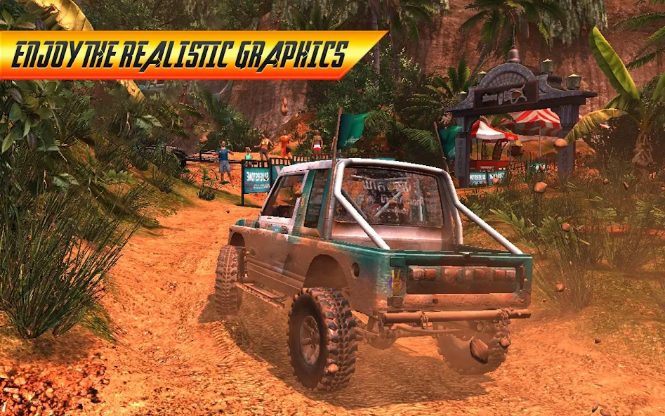 Offroad Jeep Driving Simulator [МОД Mega Pack] APK Android Screenshot 4