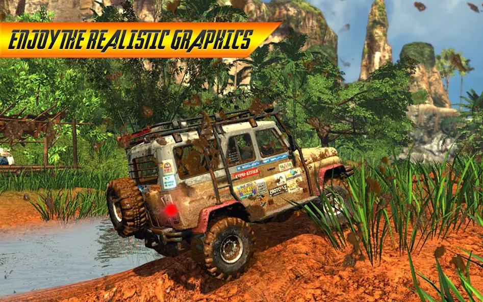 Offroad Jeep Driving Simulator [МОД Mega Pack] APK Android Screenshot 5
